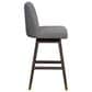 Blue River Amalie Swivel Barstool with Grey Boucle Cushion in Grey Oak, , large