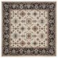 Safavieh Lyndhurst LNH332 7" Square Cream and Navy Area Rug, , large