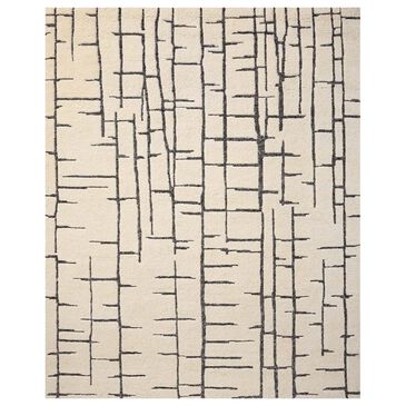 Loloi Octavia 8"6" x 11"6" Ivory and Charcoal Area Rug, , large