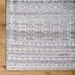 Surya Pompei Gray, White, Dark Brown, Taupe and Light Gray 10" x 14" Area Rug, , large