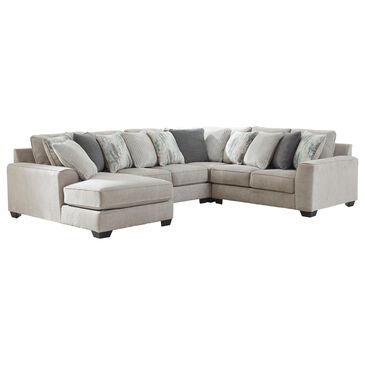 Signature Design by Ashley Ardsley 4-Piece Sectional with Chaise in Pewter, , large