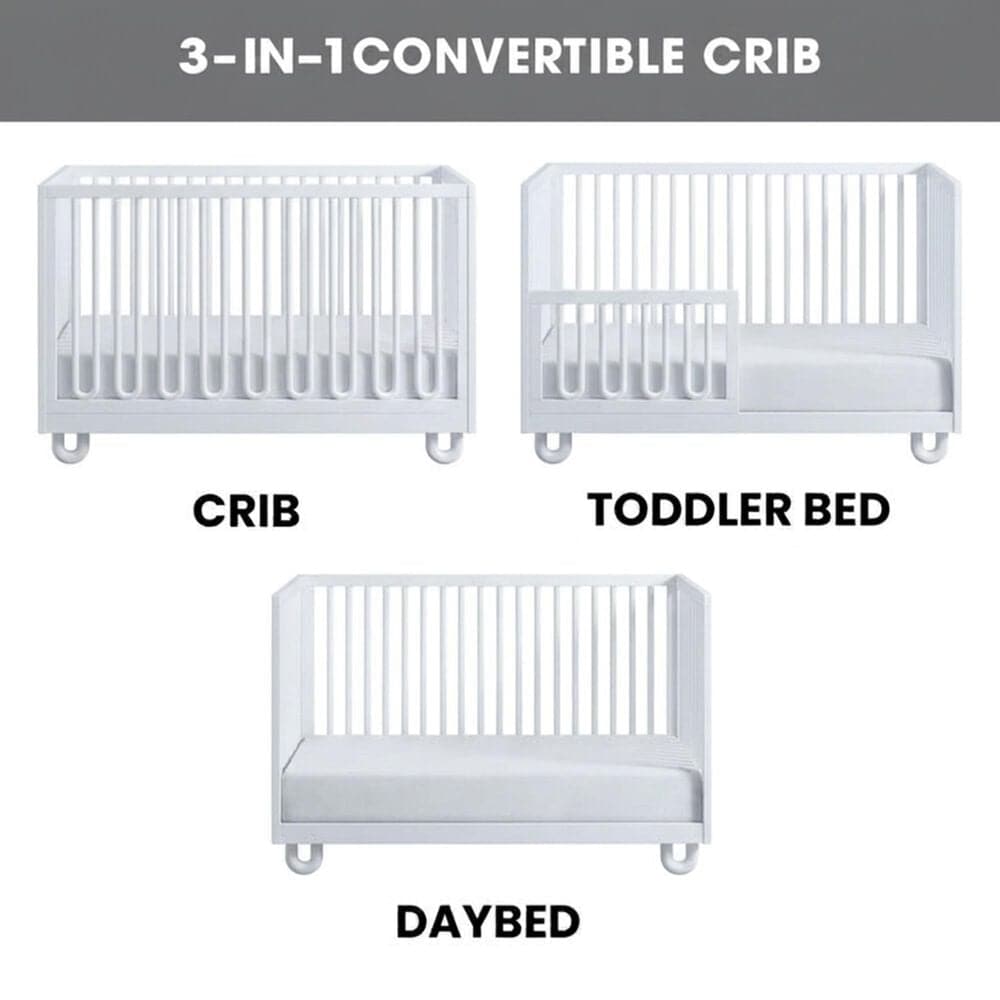 Oxford Baby Crib and Dresser, , large
