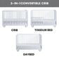 Oxford Baby Crib and Dresser, , large