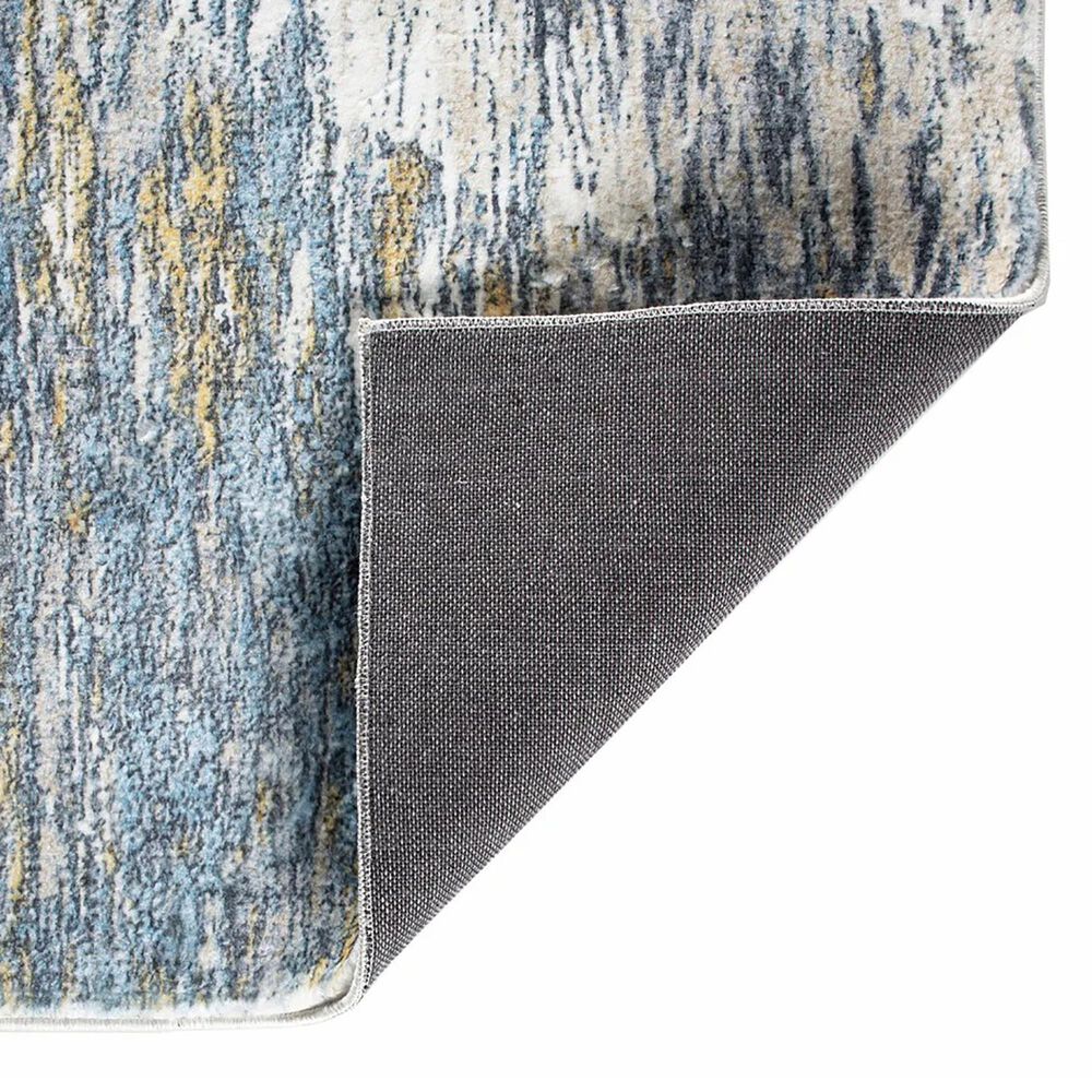Kas Oriental Rugs Roxy Mirage 7&#39;6&quot; x 10&#39; Blue and Gold Area Rug, , large