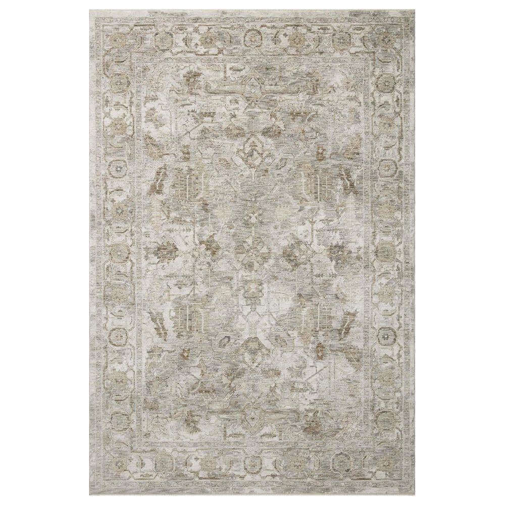 Amber Lewis x Loloi Honora Grey and Taupe 6"7" x 9"2" Area Rug, , large