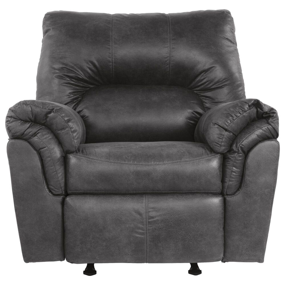 Ashley Bladen Rocker Recliner in Slate, , large