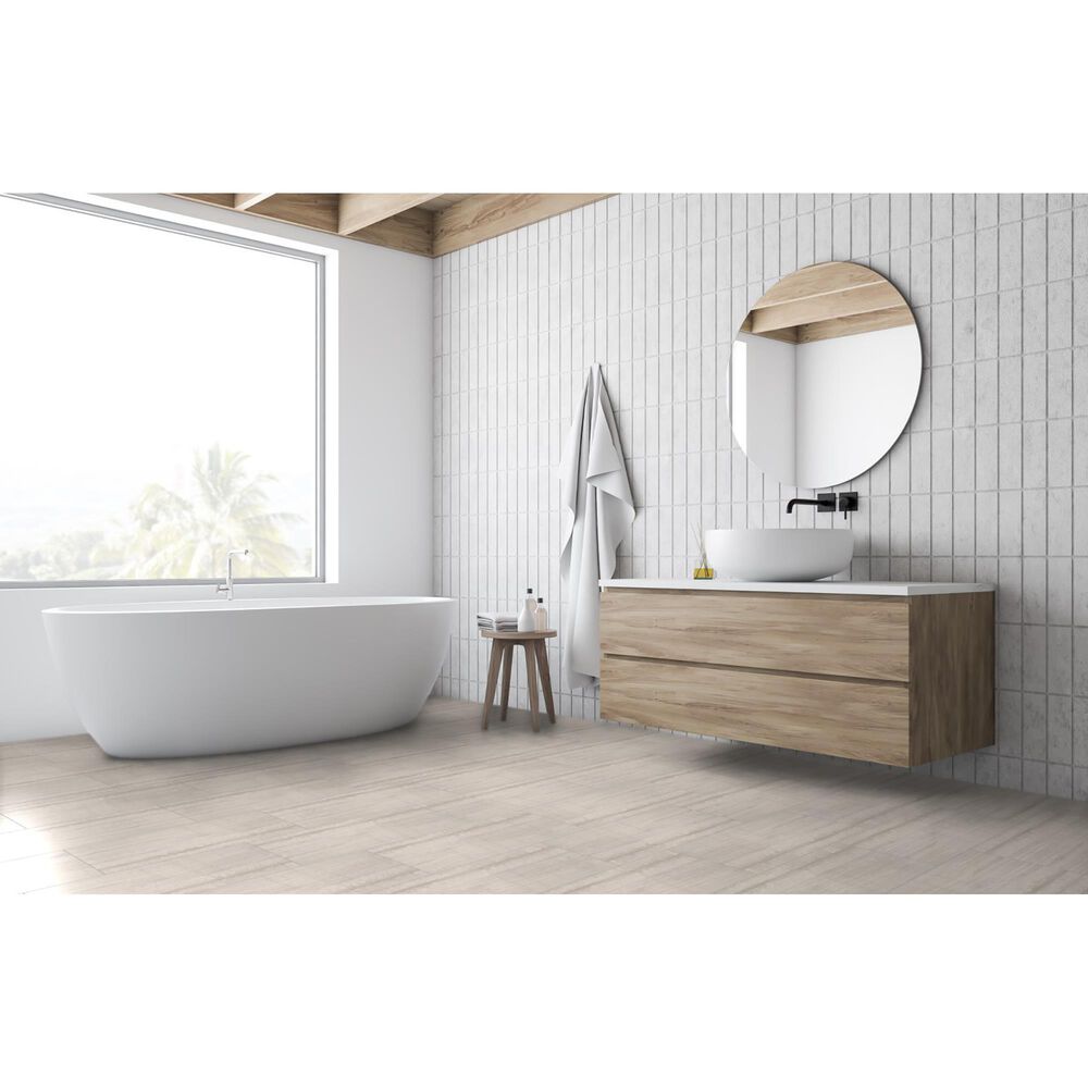 Emser Metro Cream 12&quot; x 24&quot; Limestone Tile, , large