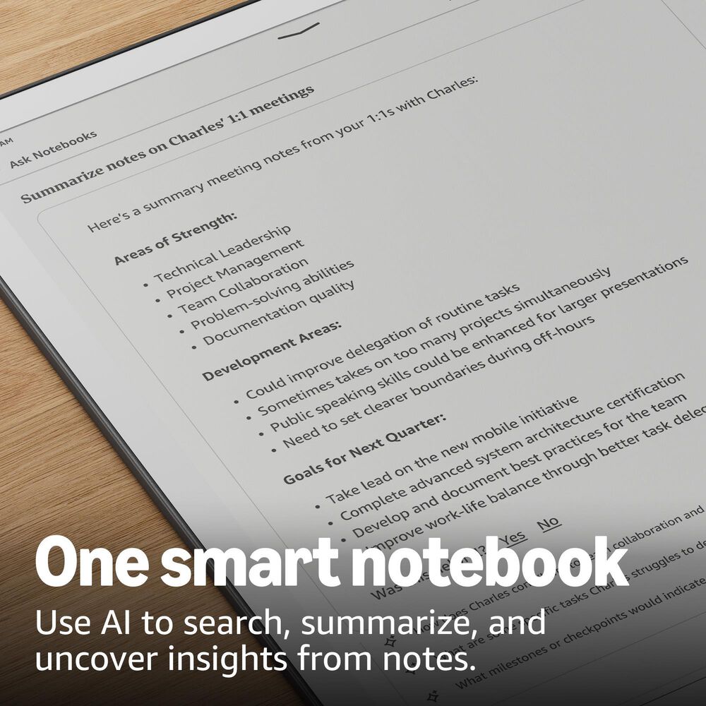 Amazon Kindle Scribe 64GB (newest model) - 11 paper-like display with front light - Thinner, lighter, faster - Write in notebooks, documents, and books. Includes Premium Pen in Graphite, , large