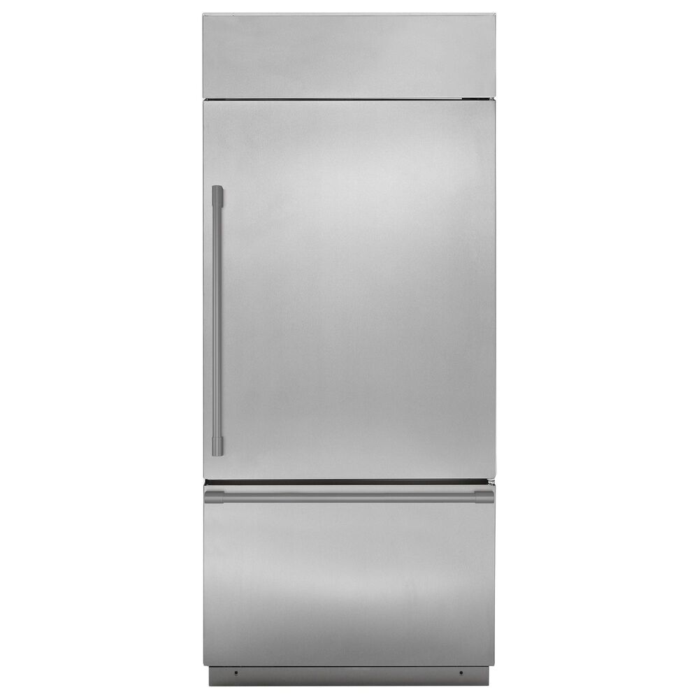 Monogram Statement Handle Kit for Bottom Freezer Refrigerators in Stainless Steel, , large