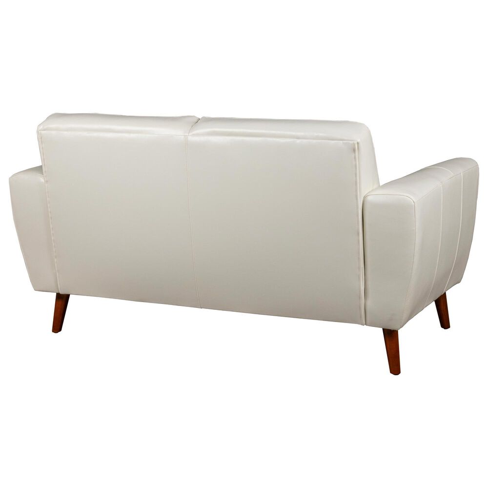 Mayberry Hill Sonata Stationary Loveseat in Ling Dian White, , large