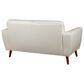 Mayberry Hill Sonata Stationary Loveseat in Ling Dian White, , large