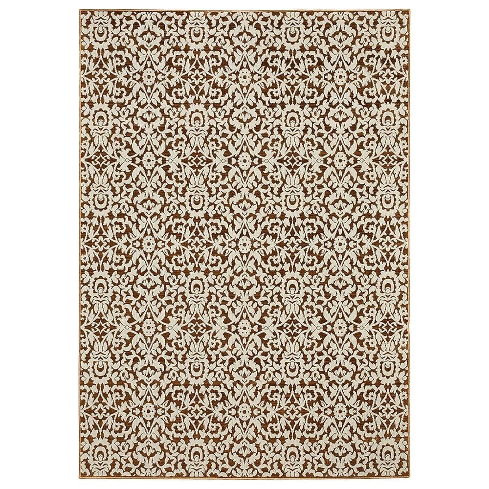 Oriental Weavers Intrigue 5"3" x 7"6" Rust Area Rug, , large