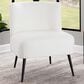 Lumisource Fran Slipper Chair in White, , large