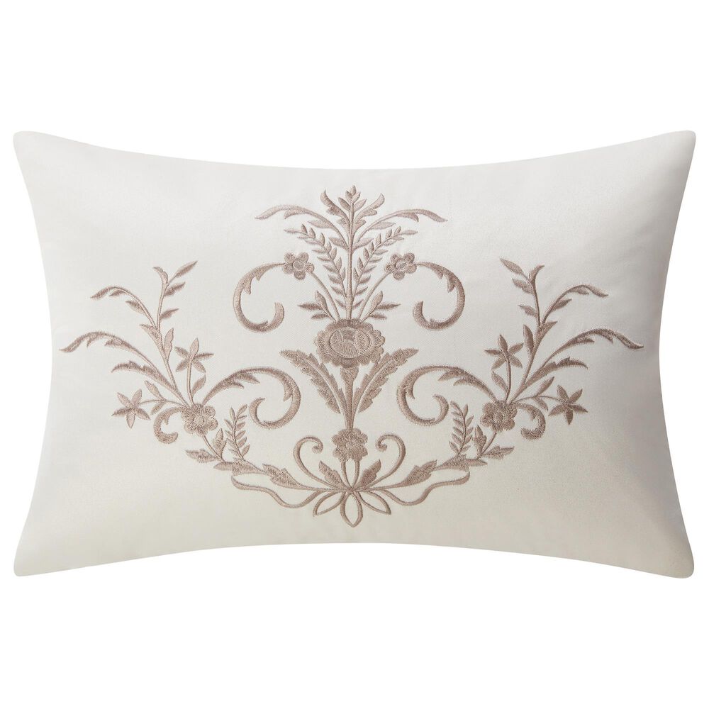BCP Home Waterford Fairlane 12" x 18" Decorative Pillow in Mocha and Ivory, , large