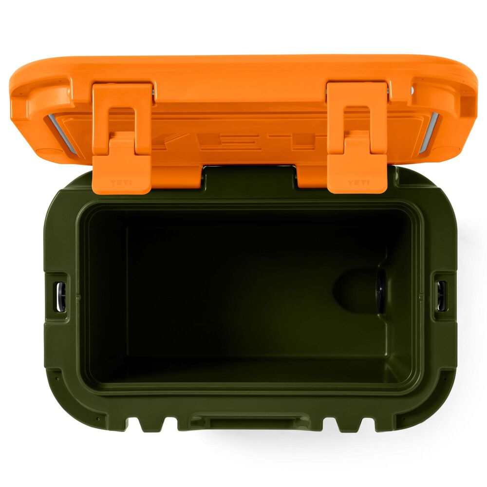 YETI Roadie 15 Hard Cooler in Olive and King Crab Orange, , large
