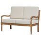 Hearth and Haven Outdoor Loveseat with Cushions and Natural Frame in Beige, , large