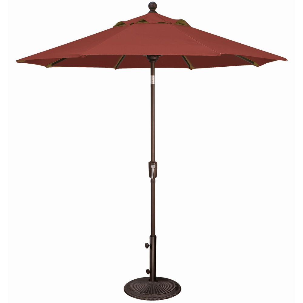 Treasure Garden Umbrella with Stand in Henna, , large