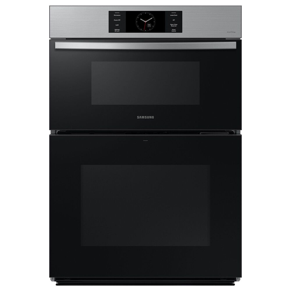 Samsung 2-Piece Kitchen Package with Bespoke 30" Combination Wall Oven and 30" Electric Cooktop in Stainless Steel, , large