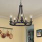 Golden Lighting Saldano 5-Light Chandelier in Matte Black, , large