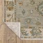 Oriental Weavers Maeve MAE11 Grey and Blue 9"10" x 12"10" Area Rug, , large