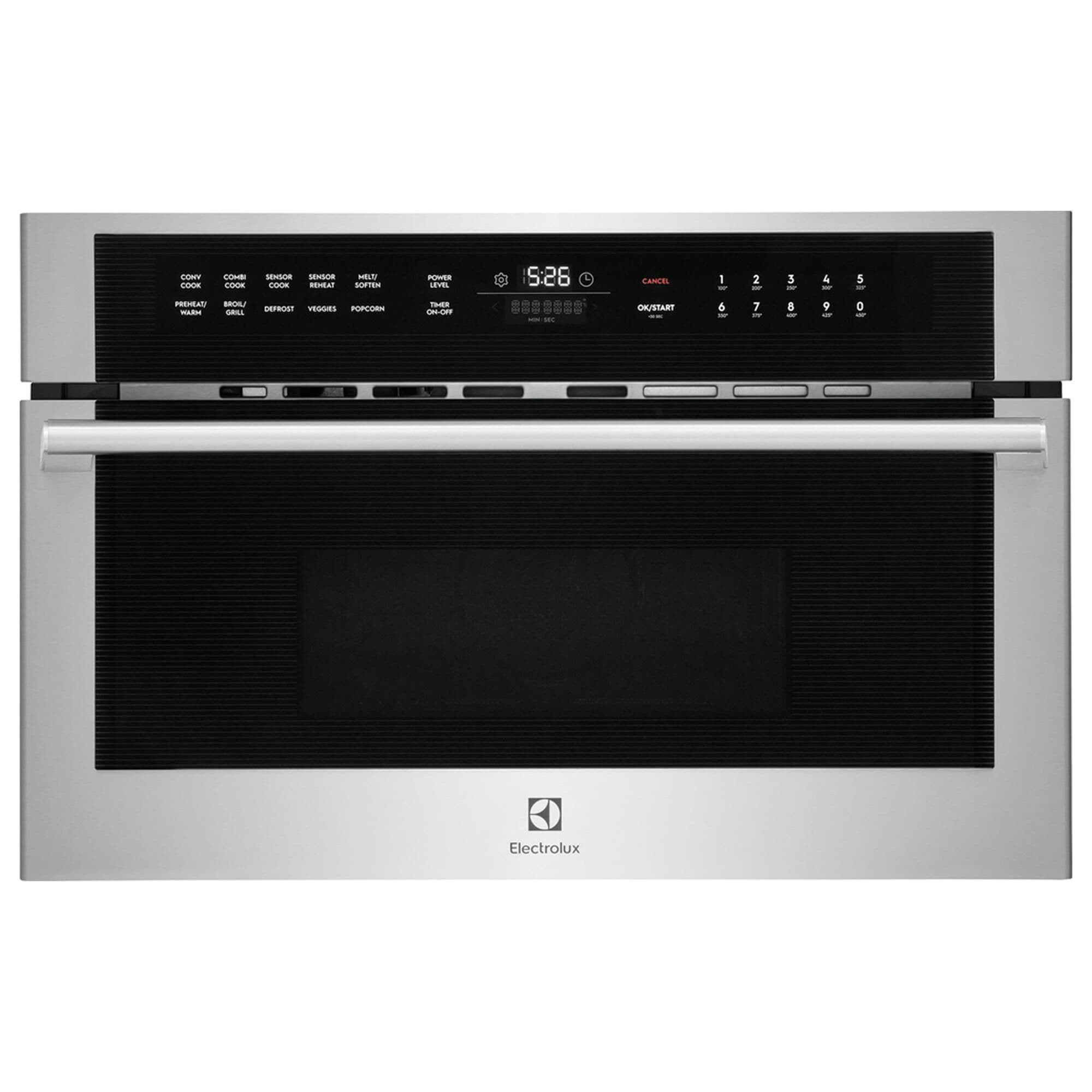 Built in microwave with best sale pull down door