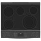 GE Profile 2-Piece Kitchen Package with 30" Smart Slide-in Electric Double Oven Range and 2.1 Cu. Ft. Over-the-Range Sensor Microwave Oven in Stainless Steel, , large