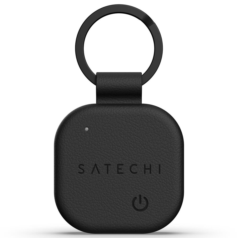 Satechi Vegan-Leather FindAll Keychain in Black, , large