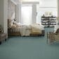 Shaw Detailed Statement Loop Carpet in Washed Turquoise, , large