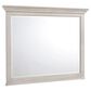 Hawthorne Furniture San Mateo Dresser Mirror in Rustic White, , large