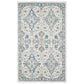 Safavieh Evoke EVK224C-4 4" x 6" Ivory/Light Blue Area Rug, , large