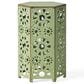 Hearth and Haven Eliana 12" Patio Side Table in Green, , large