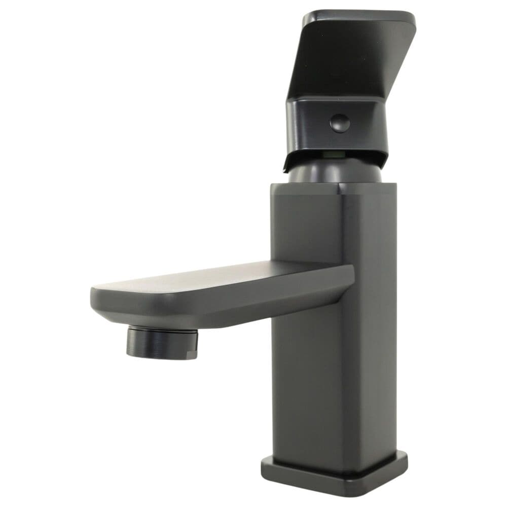 MS International 1-Handle Bathroom Faucet in Matte Black, , large