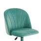Linon Home Decor Adalynn Swivel Desk Chair in Aqua, , large