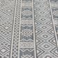 Central Oriental Melbourne Draya 5" x 7" Lagoon and Multicolor Area Rug, , large