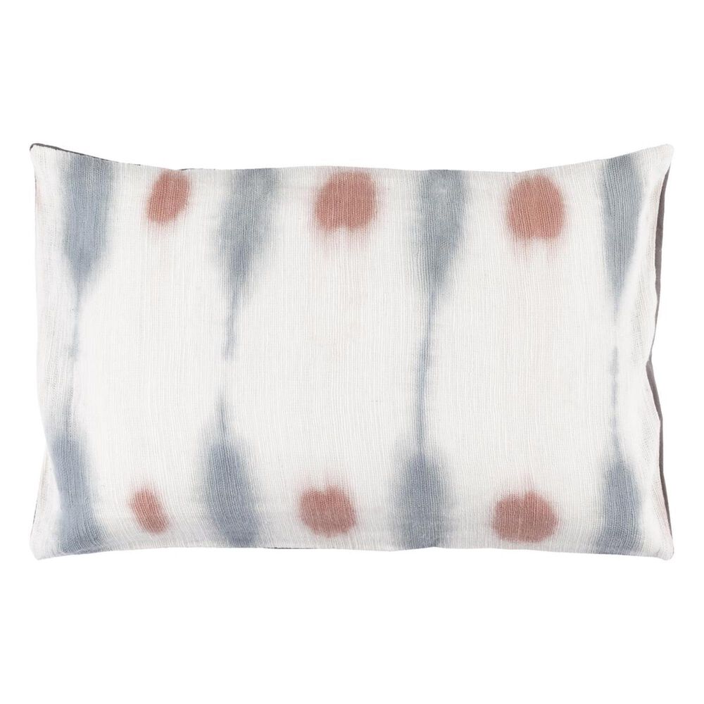 Surya Inc Kumo 22" x 14" Down Fill Pillow in Ivory, Rust and Slate, , large