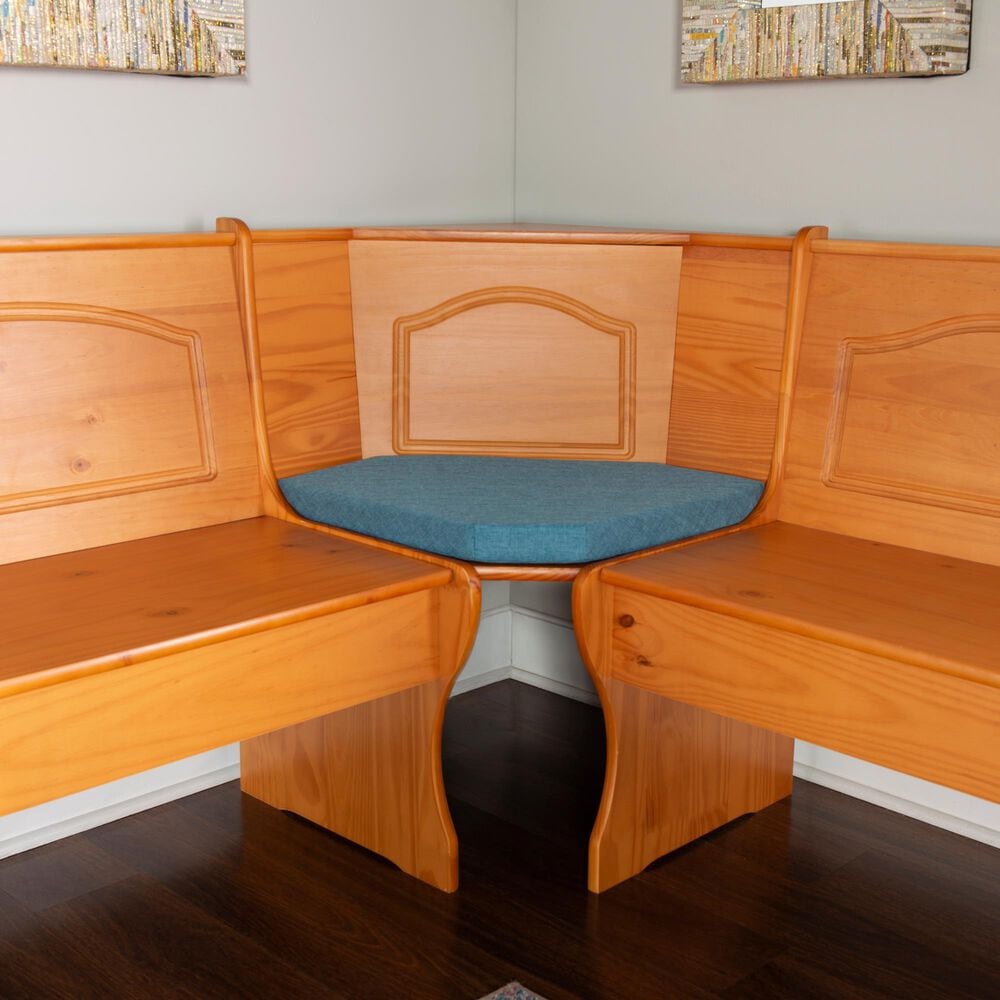 Linon Home Decor Chelsea 4-Piece Cushion Set in Blue, , large