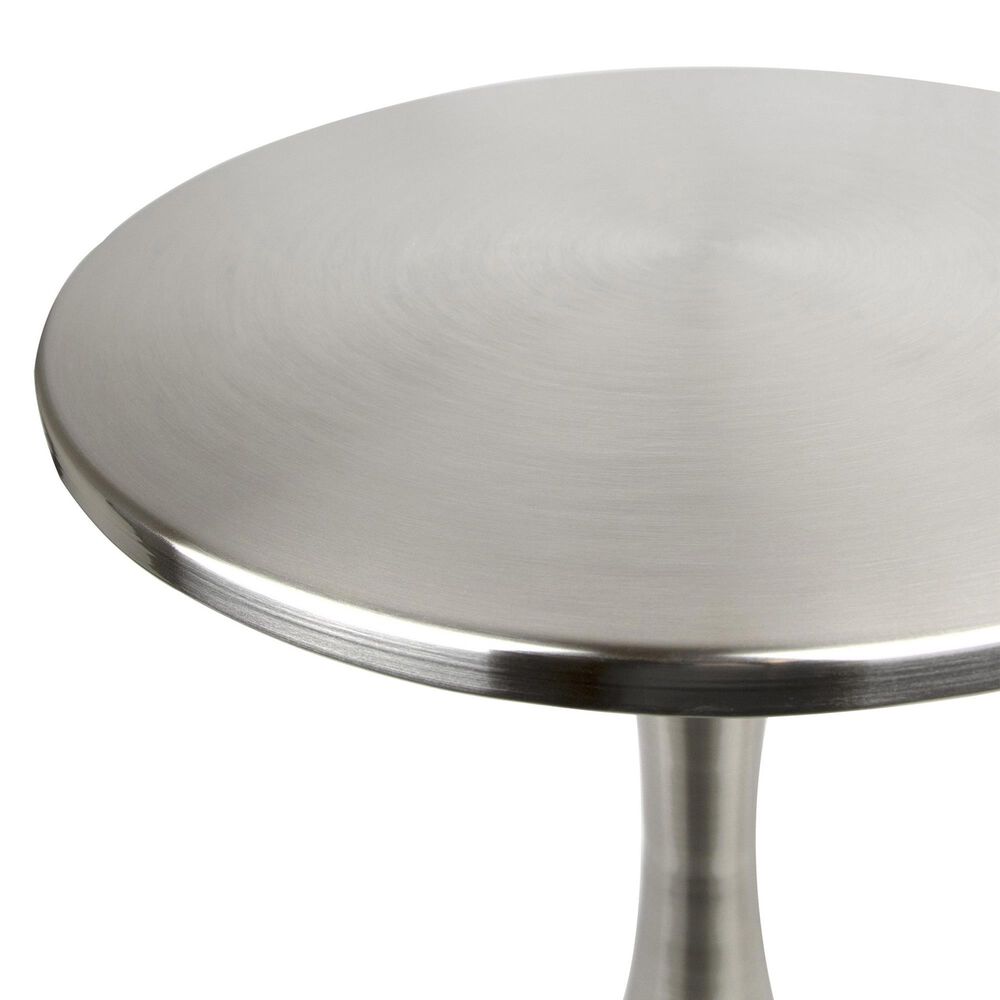 LumiSource Lenuxe Accent Table in Brushed Nickel, , large