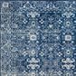 Safavieh Evoke EVK270A 2"2" x 21" Navy and Ivory Runner, , large