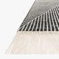 Magnolia Home Newton NET-01 5" x 7"6" Charcoal and Ivory Area Rug, , large