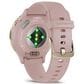 Garmin Venu 3S 41mm Soft Gold Stainless Steel Bezel Case with Dust Rose Silicone Band, , large