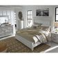 Ashley Kanwyn King Panel Bed in Distressed Whitewash, , large