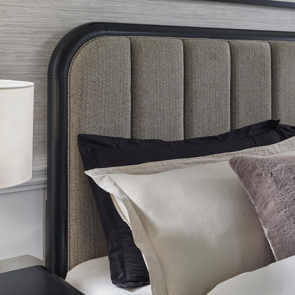 Millenium Rowanbeck King Bed and Two Nightstands in Black, , large