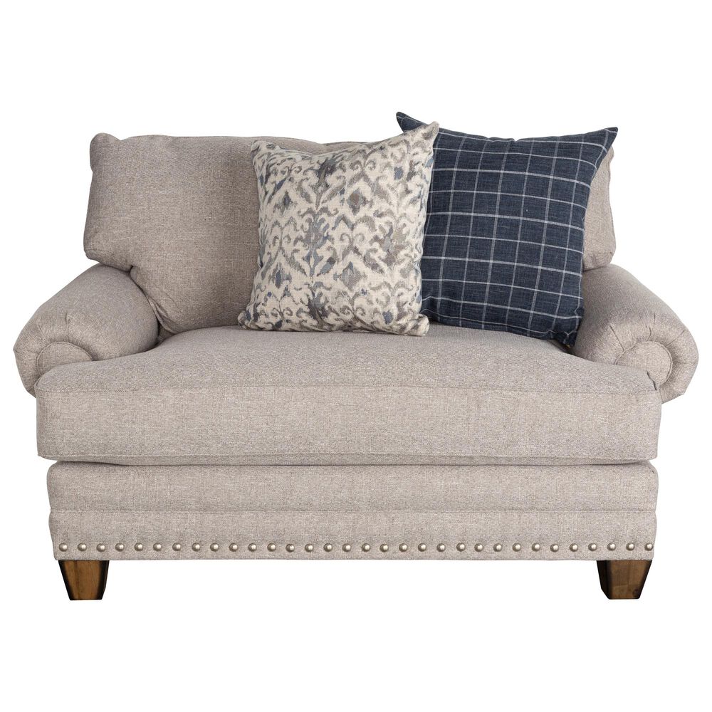 Moore Furniture Fletcher Chair and a Half in Mushroom Gray, , large