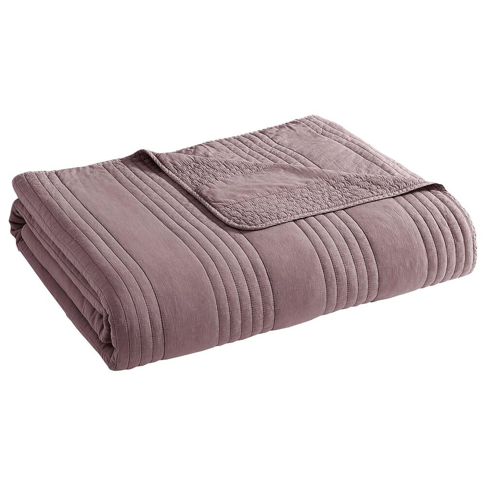 Hallmart Collectibles Sierra 3-Piece King Coverlet Set in Eggplant, , large