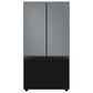 Samsung Bespoke Bespoke 3-Door French Door Refrigerator Bottom Panel in Charcoal Glass, , large