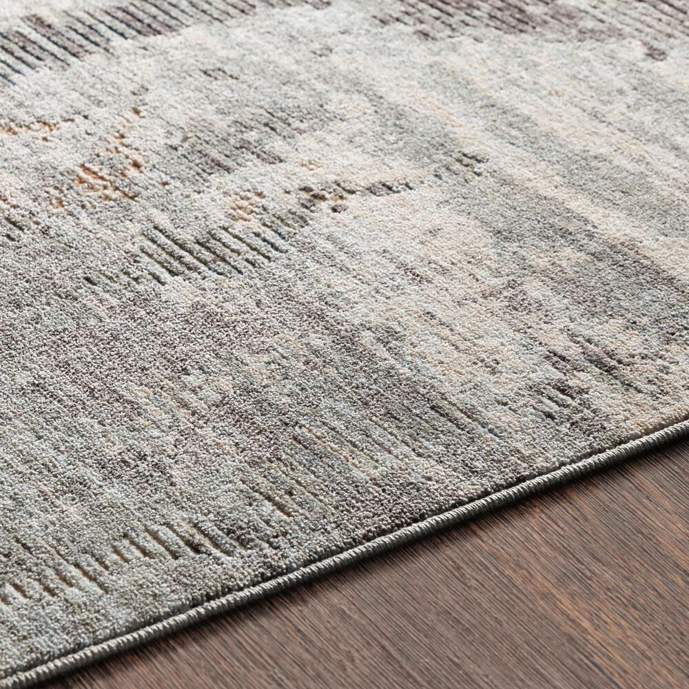 Surya Presidential Light Olive, Saffron, Orange, Ice Blue, Blue, Ivory, Wheat, Dusty Sage, Gray and Charcoal 11&#39;6&quot; x 15&#39;6&quot; Area Rug, , large