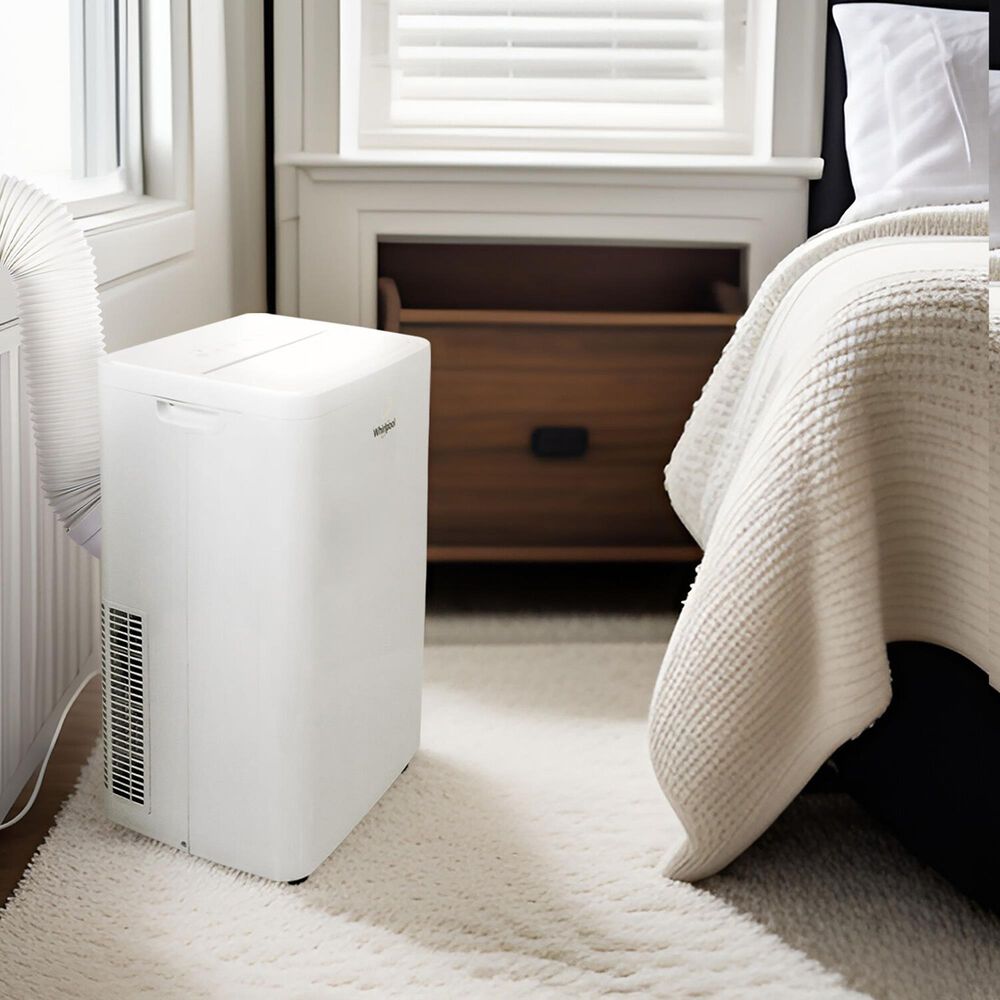 Whirlpool 14000 BTU Portable Air Conditioner in White, , large