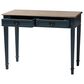 Baxton Studio Dauphine Writing Desk in Blue and Oak, , large