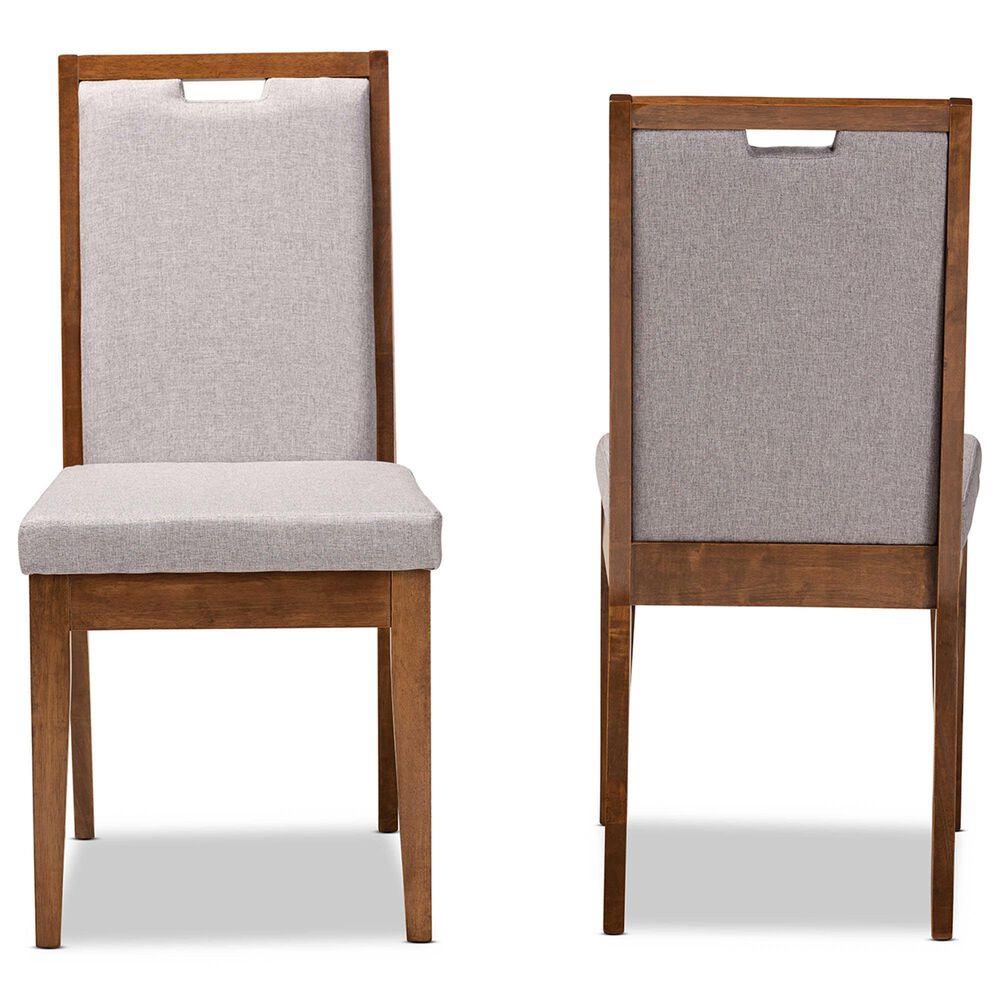 Baxton Studio Octavia Side Chair in Walnut Brown (Set of 2), , large