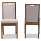 Baxton Studio Octavia Side Chair in Walnut Brown (Set of 2), , large